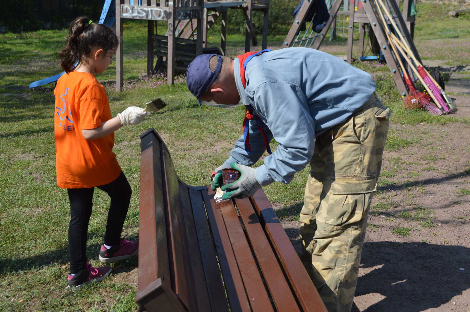 Retake Ostia ed il Gruppo Scout ASEI nel parco Gianni Rodari